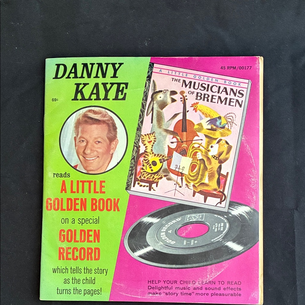 Vintage Little Golden Book/Record - Danny Kaye reads “The Musicians of Bremen”